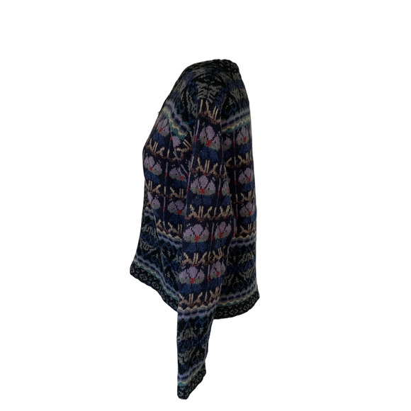 Squaw Valley 80's Vintage Wool Ski Sweater Front Zip Ladies' Medium - Picture 4 of 11